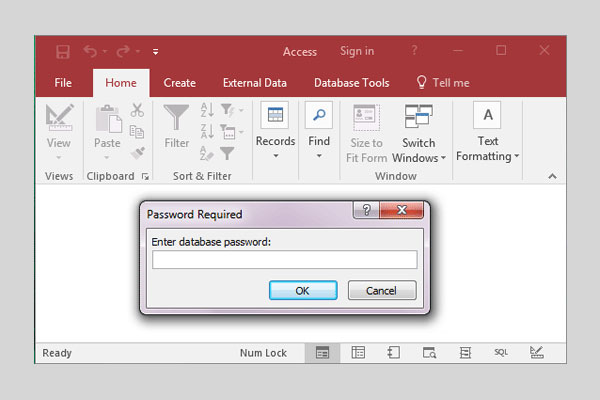 open access with password