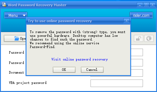 Word Password Recovery Master